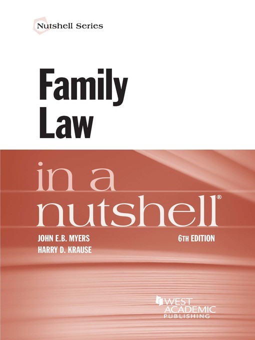 Title details for Family Law in a Nutshell by John Myers - Wait list